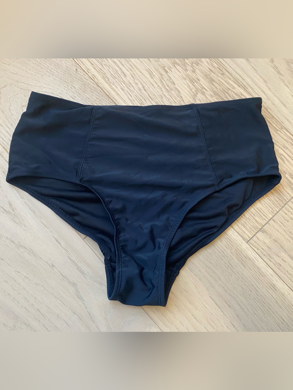 Black High-Waist Bikini Bottom